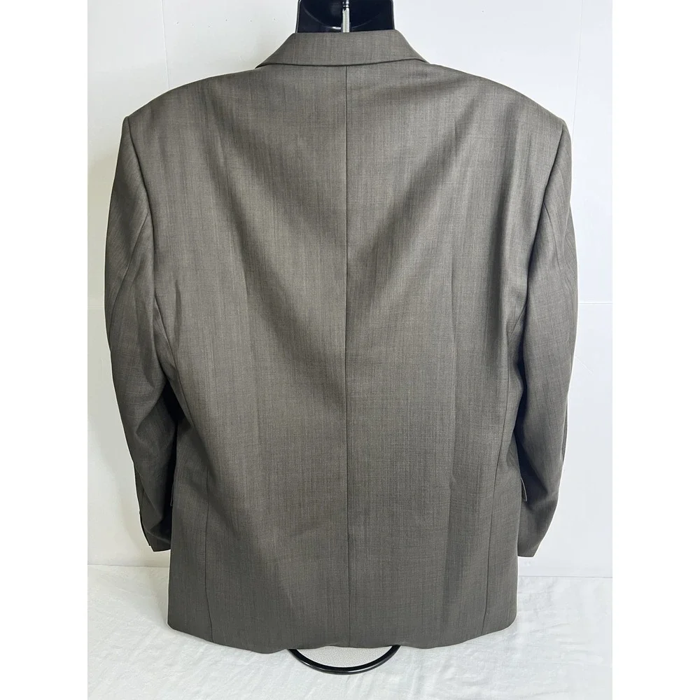 Caravelli Blazer Mens 44R Brown Three Button Paris 3B Sport‎ Coat Classic Lined